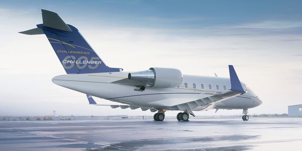 Bombardier Challenger 605 aircraft