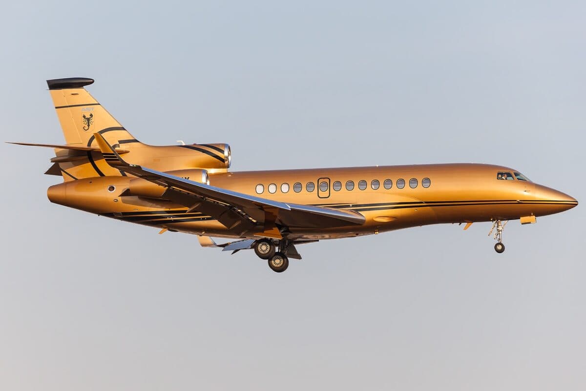 Dassault Falcon 7X aircraft