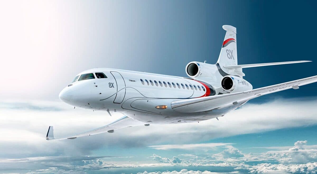 Dassault Falcon 8X aircraft