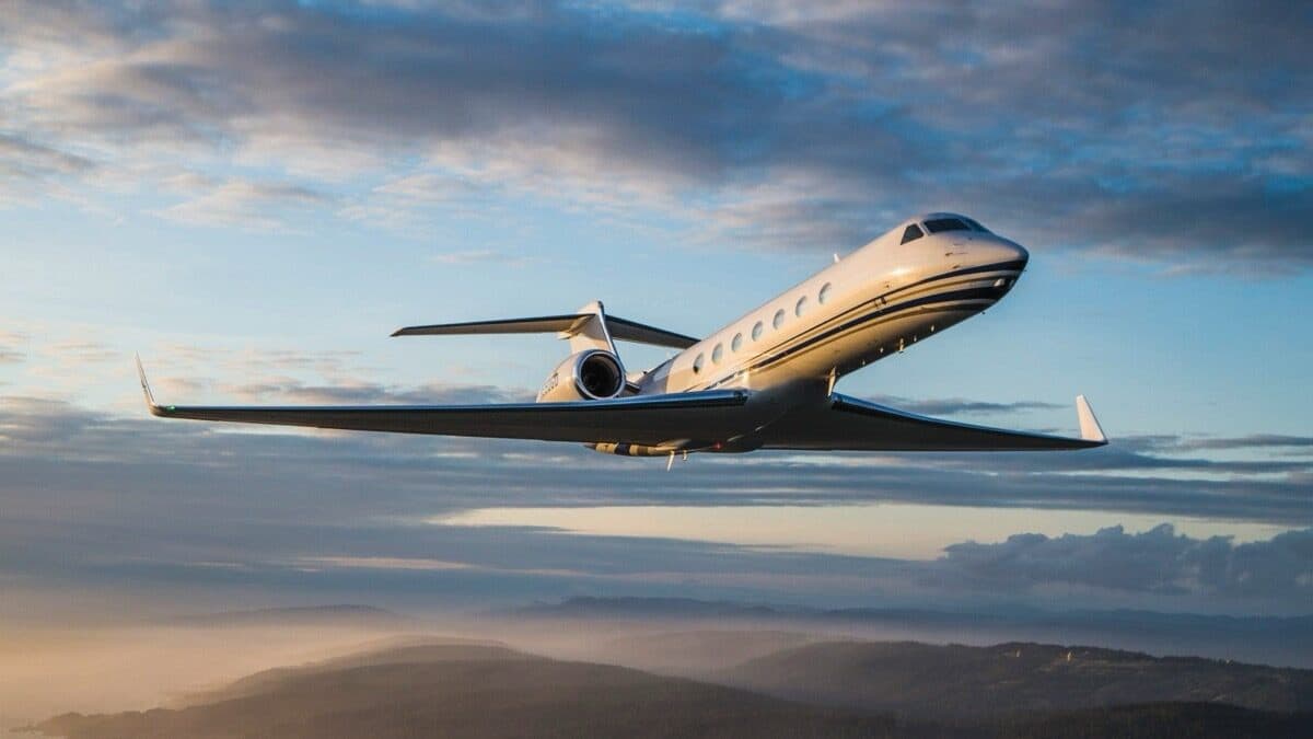 Gulfstream G550 aircraft